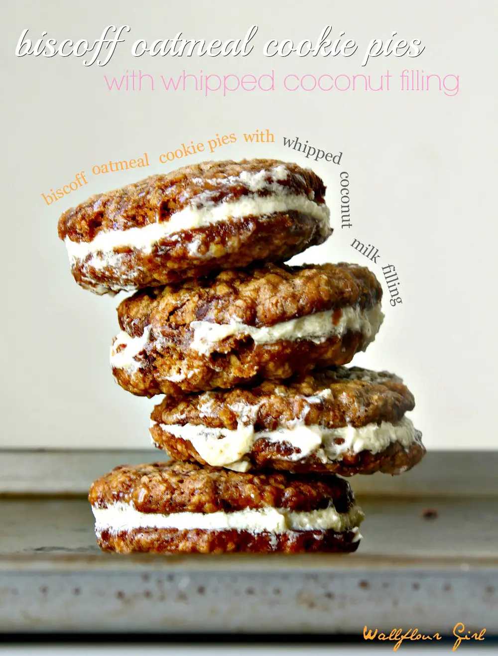 Biscoff Oatmeal Cookie Pies with Whipped Coconut Filling 12--042414